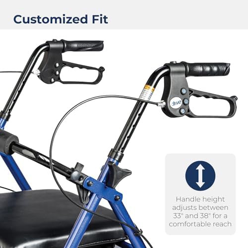 Blue R728BL Foldable Indoor Walker — photo 4
