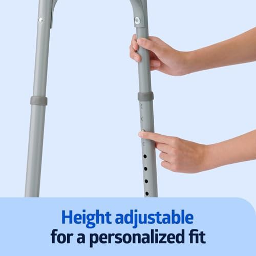Junior height folding walker with five inch wheels — photo 5