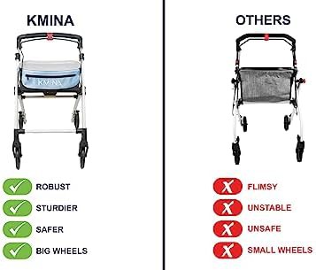 Narrow foldable walker for small spaces — photo 3