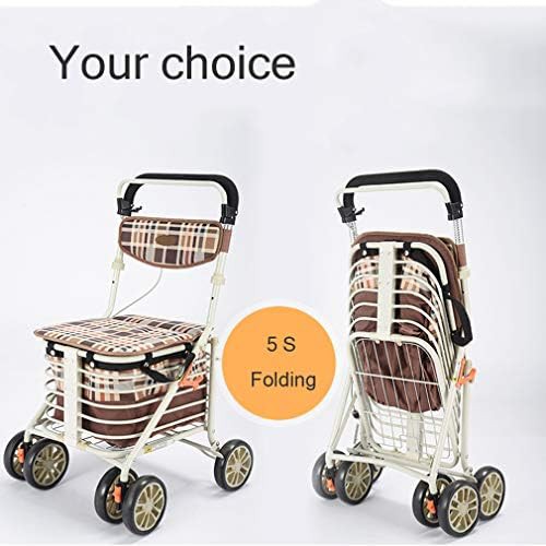 Aluminum shopping cart rollator walker — photo 3