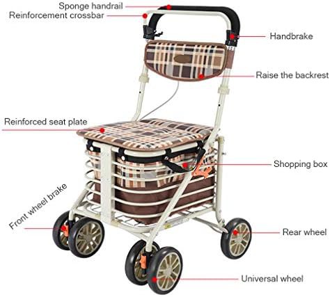 Aluminum shopping cart rollator walker — photo 4