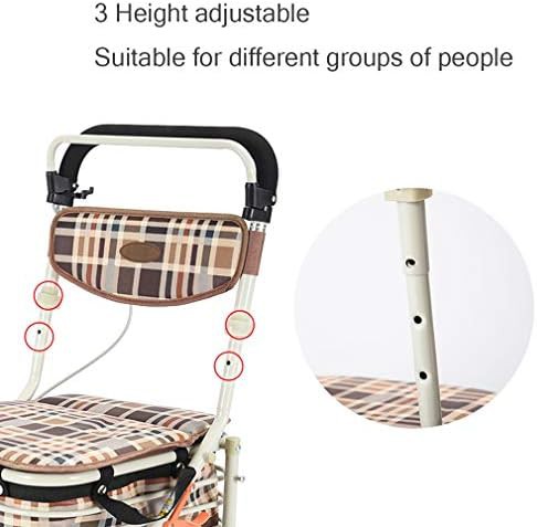 Aluminum shopping cart rollator walker — photo 5