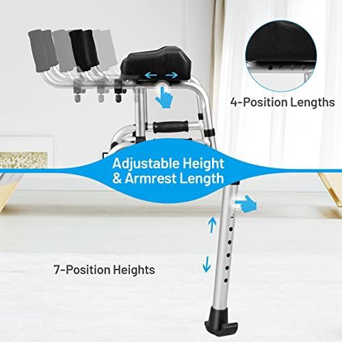 Foldable standard walker with padded armrests — photo 4