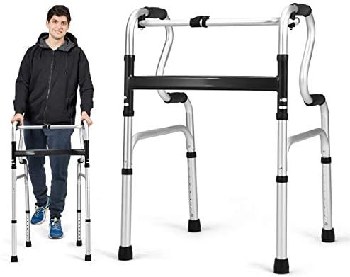 Silver stand assist folding walker