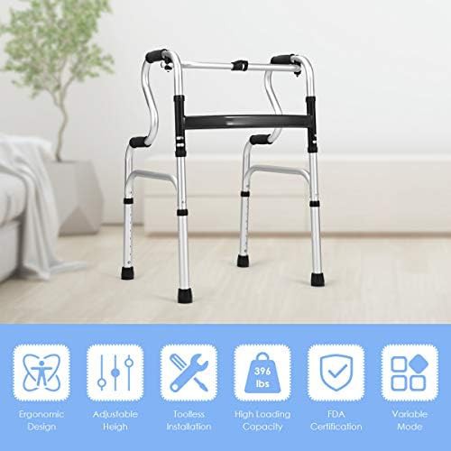 Silver stand assist folding walker — photo 4