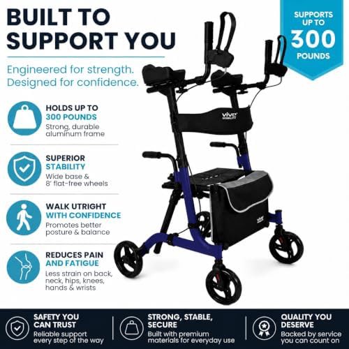 Standard Upright Stand Up Rollator — photo 3