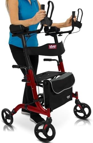 Blue Upright Stand Up Rollator