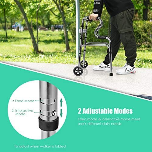 Narrow drive folding walker for seniors — photo 4