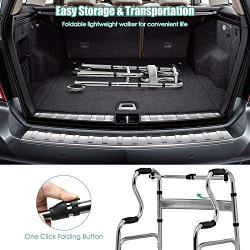 Narrow drive folding walker for seniors — photo 5
