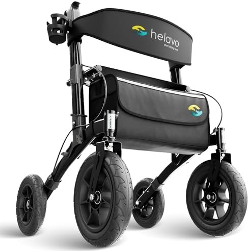 All Terrain Rollator with Pneumatic Tires