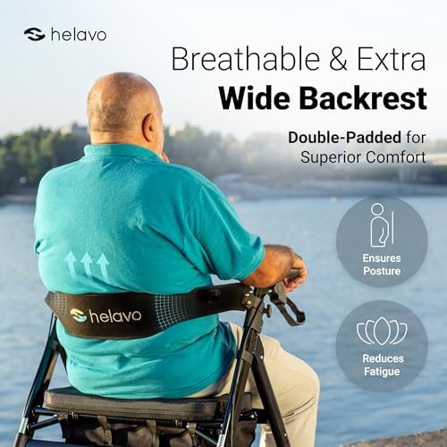 Extra Wide Bariatric Rollator Walker — photo 4