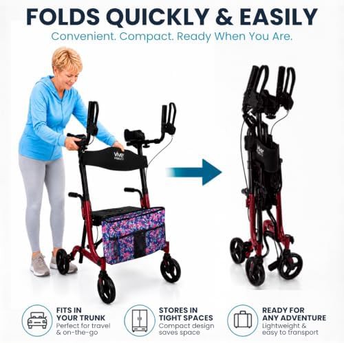 Upright Rollator with Padded Seat — photo 4