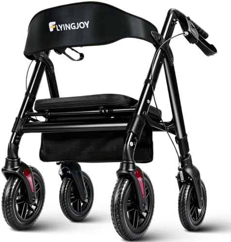 Aluminum bariatric heavy duty rollator 450lb