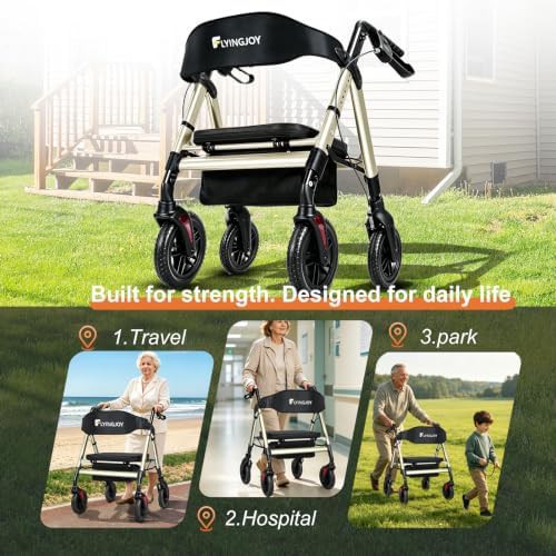 Padded seat bariatric heavy duty walker 450lb — photo 3