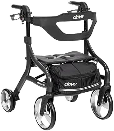 Petite black nitro sprint rollator