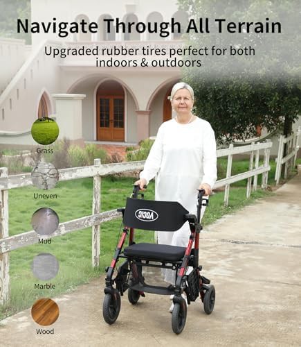 Silver Convertible Walker and Wheelchair Combo — photo 4