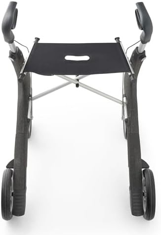 Granite black aluminum foldable rollator — photo 4