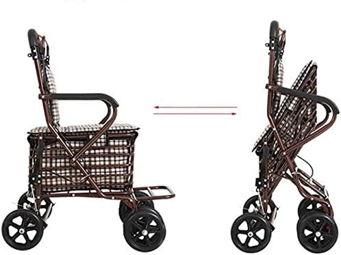 Upright folding lightweight rollator walker — photo 4