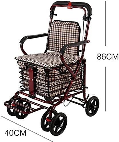 Upright folding lightweight rollator walker — photo 5