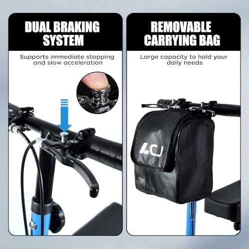 Economical foldable steerable knee walker — photo 4