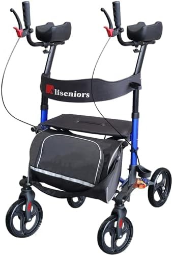Extra wide bariatric upright walker for seniors