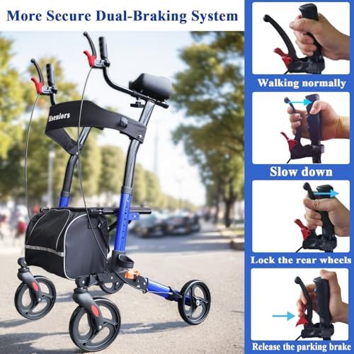 Extra wide bariatric upright walker for seniors — photo 5