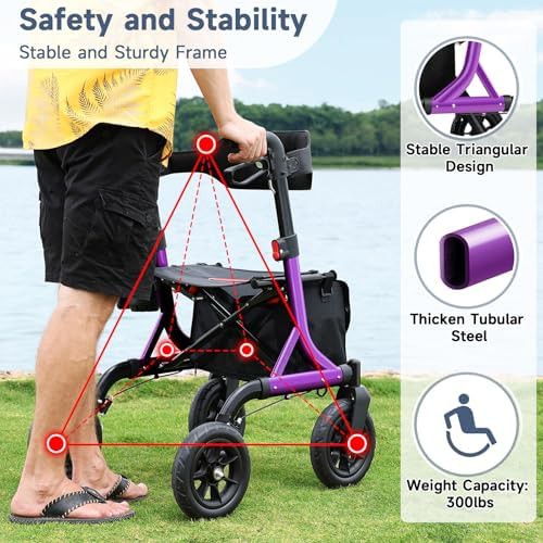 Compact Foldable All Terrain Walker Ten Inch — photo 3