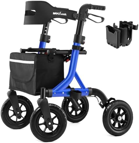 Foldable All Terrain Walker with Ten Inch Wheels