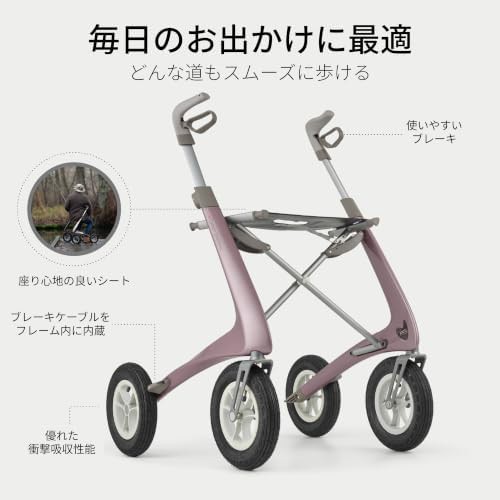 Rose gold carbon fiber overland walker — photo 3