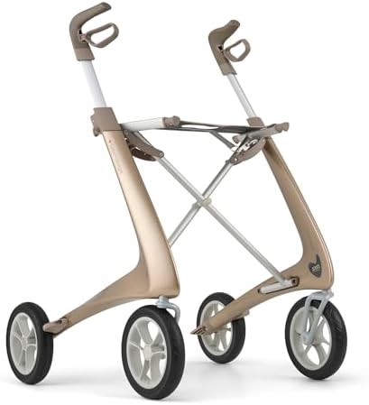 Lightweight four wheel seated rolling walker — photo 4
