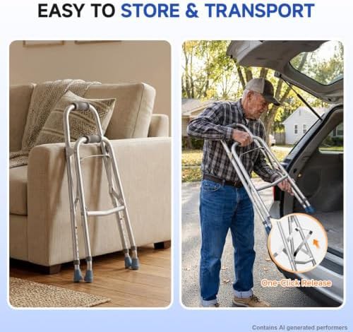 Adjustable one arm hemi walker for seniors — photo 5