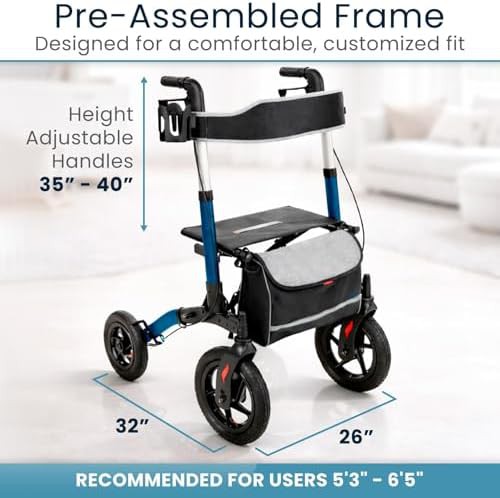 All Terrain Rollator with Pneumatic Wheels — photo 4