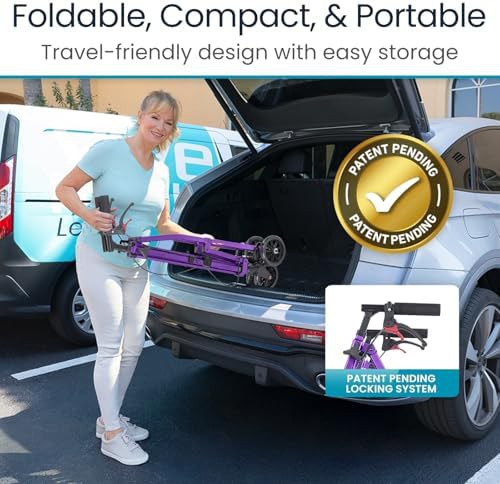 Standard lightweight foldable mobility walker — photo 3
