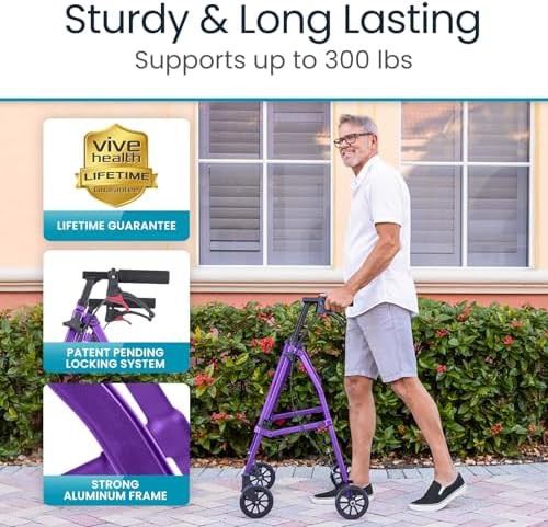 Standard lightweight foldable mobility walker — photo 5