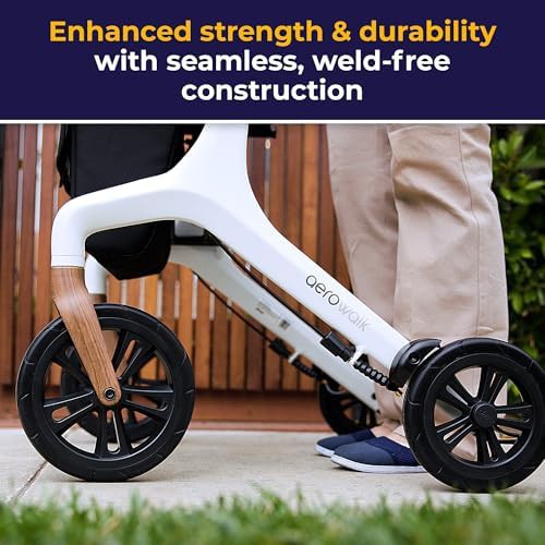 White aerowalk ultra lite rollator — photo 5