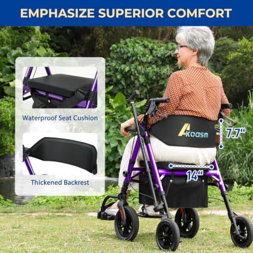 Foldable rollator and wheelchair hybrid — photo 3