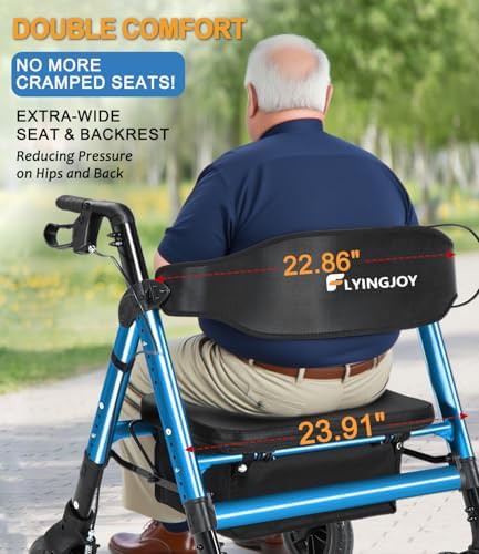 Heavy duty bariatric walker with 12 inch wheels — photo 4