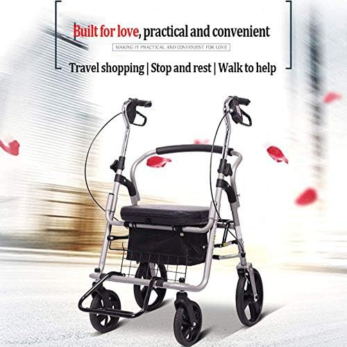 Aluminum rollator with steerable braking system — photo 3