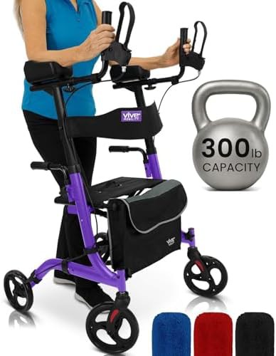 Heavy Duty Folding Upright Rollator