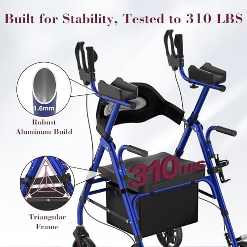 Heavy duty upright mobility aid — photo 4