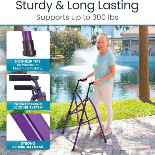 Ultra lightweight folding walker for seniors — photo 5