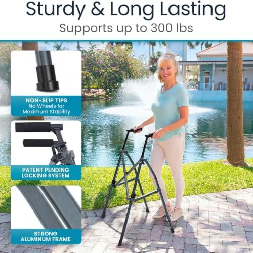 Portable folding walker for adults and seniors — photo 5
