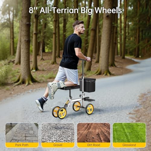 Steerable knee walker for foot surgery — photo 3