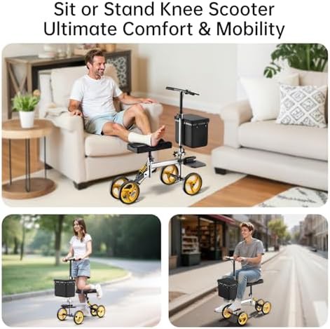 Steerable knee walker for foot surgery — photo 4