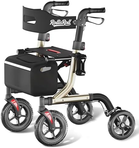 Golden all terrain walker with 10 inch wheels