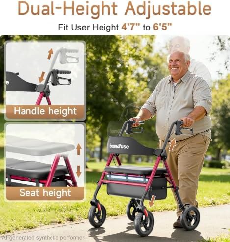 Wide seat bariatric walker for indoors — photo 5