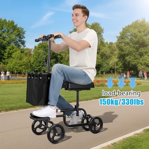 Steerable knee scooter with disc brake — photo 5