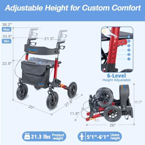 All terrain walker with pneumatic tires — photo 4