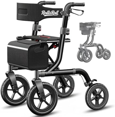 Black all terrain walker with 12 inch wheels