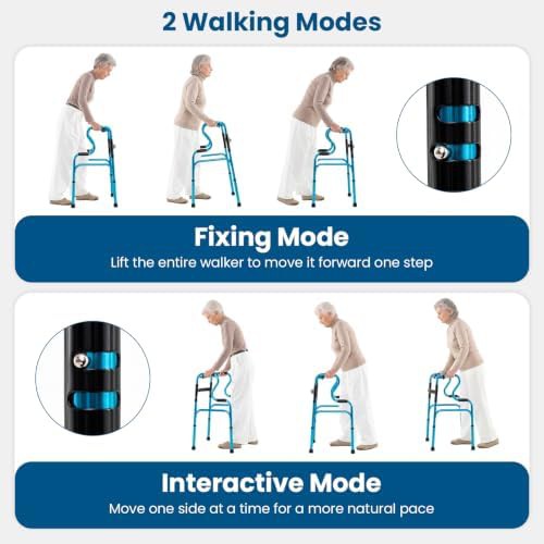 Blue three in one stand assist walker — photo 4